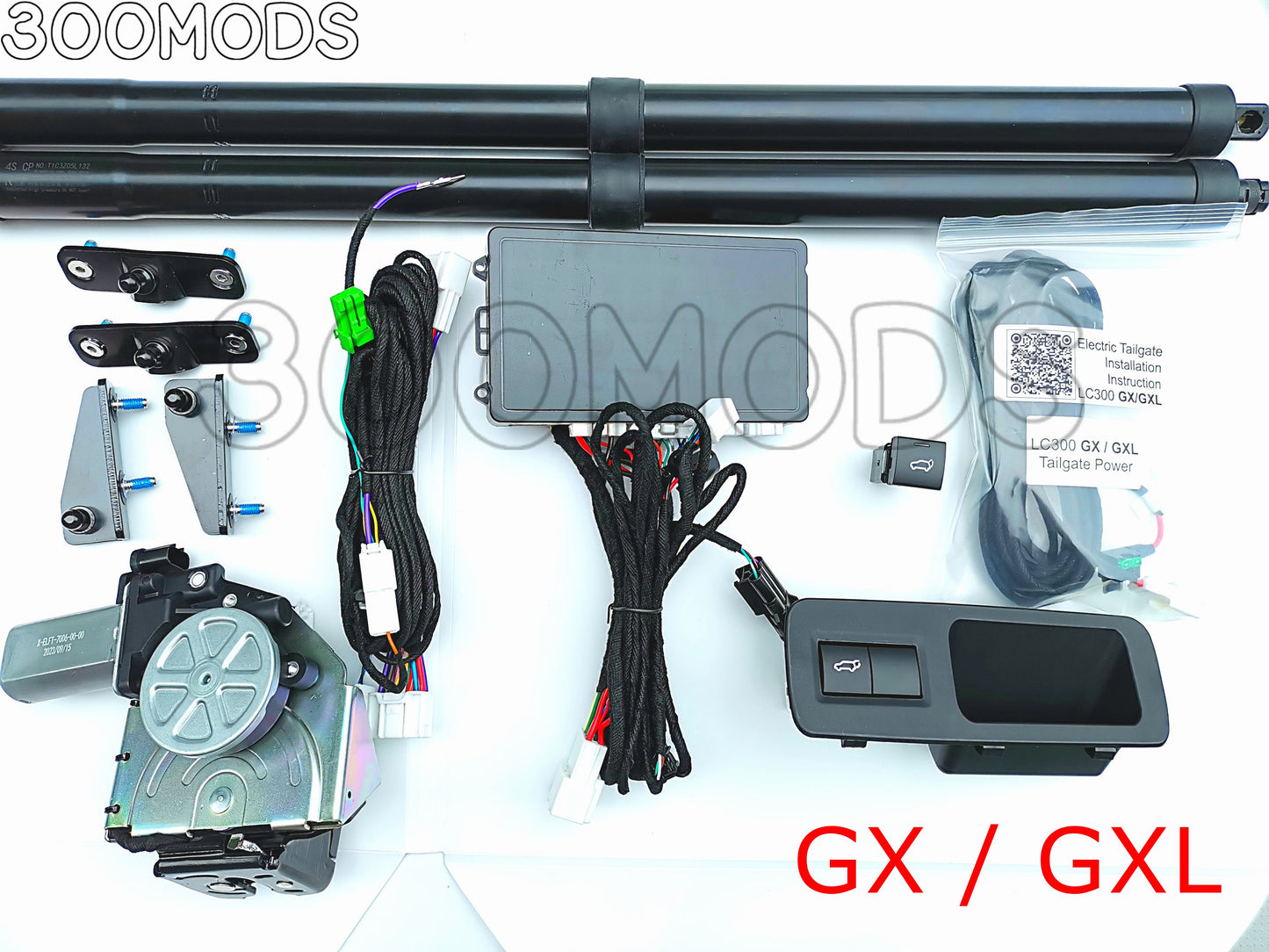 Auto Power Back Door, Electric Tailgate Lifter For Toyota Land Cruiser 300 LC300 2021 onward with optional dual LED lights